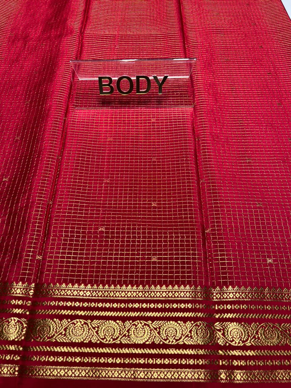 Pure Mysore Silk Saree.