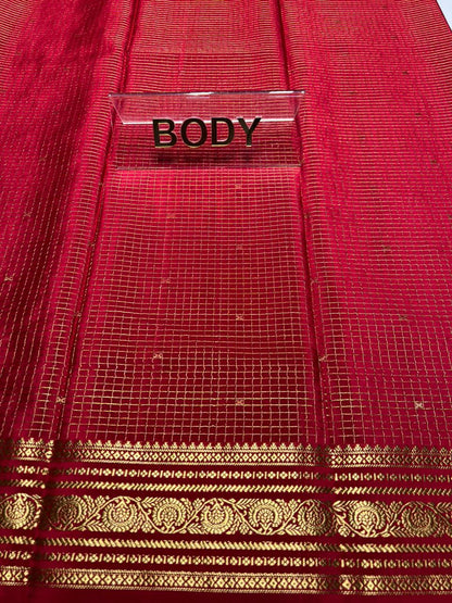 Pure Mysore Silk Saree.