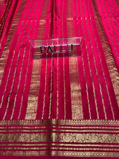 Pure Mysore Silk Saree.