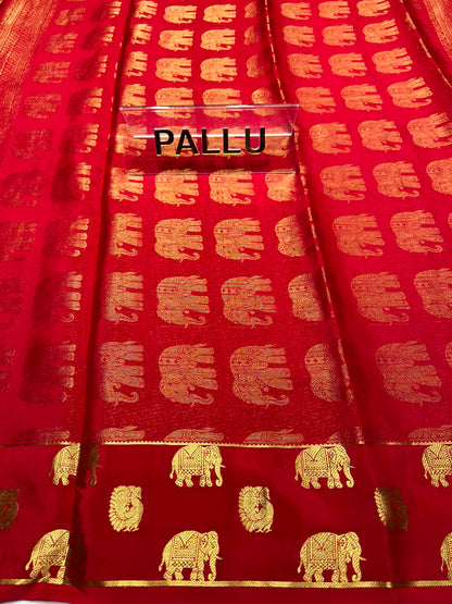 Pure Mysore Silk Saree.