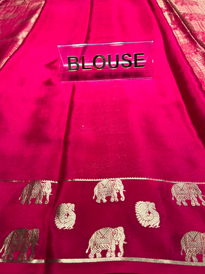 Pure Mysore Silk Saree.