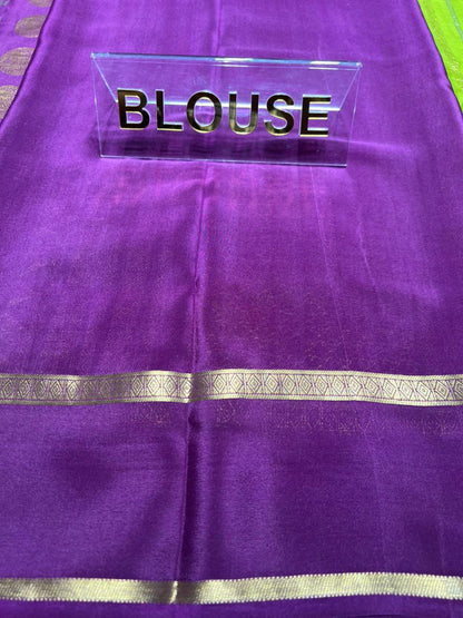 Pure Mysore Silk Saree.