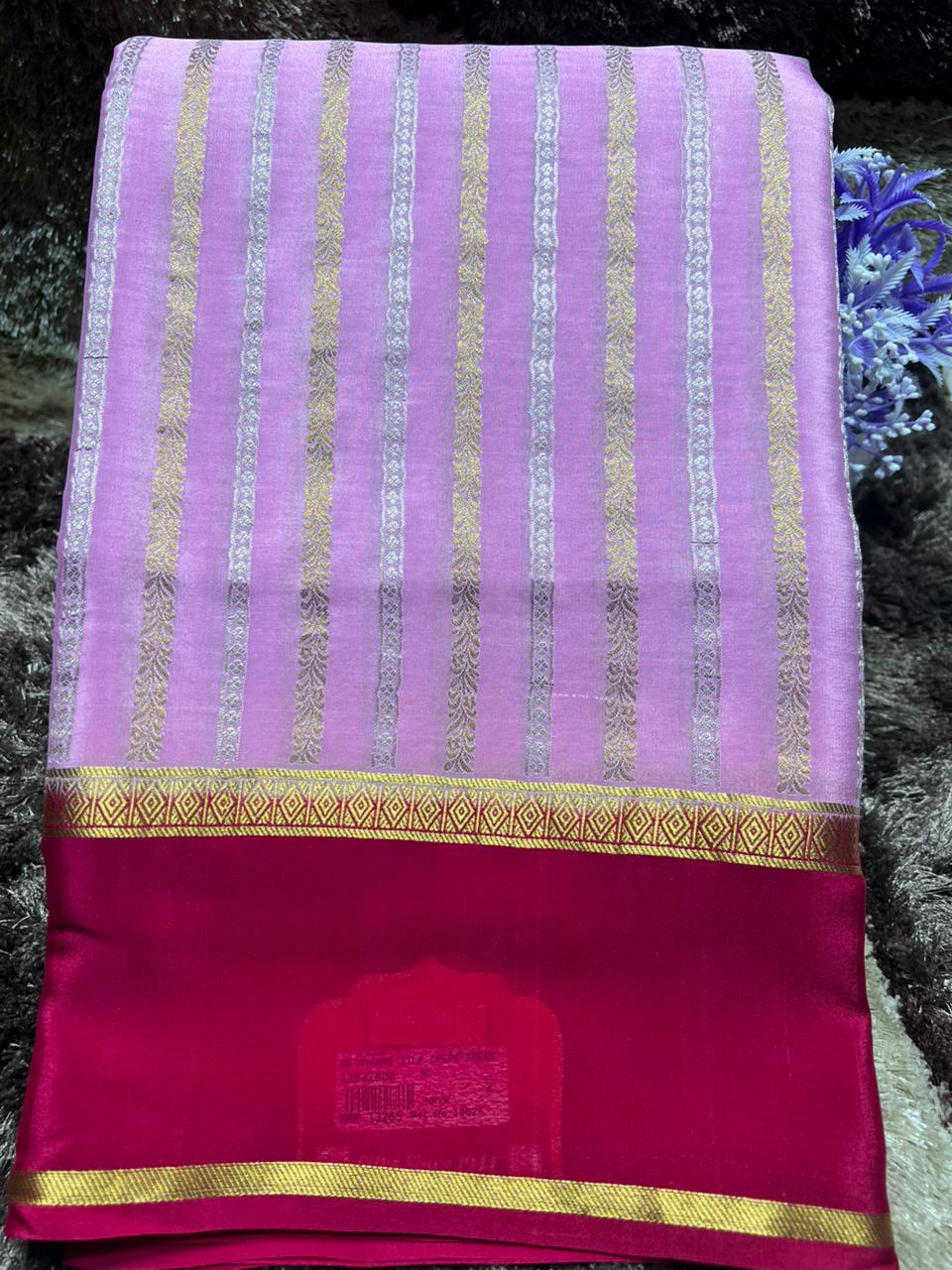 Pure Mysore Silk Saree.