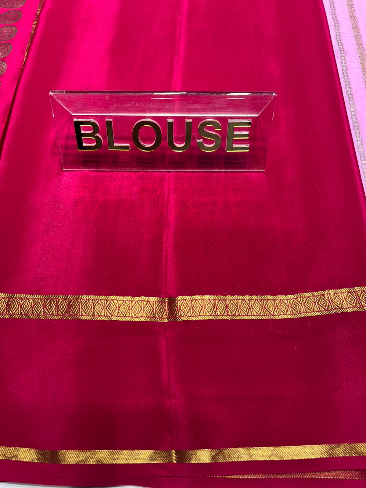 Pure Mysore Silk Saree.