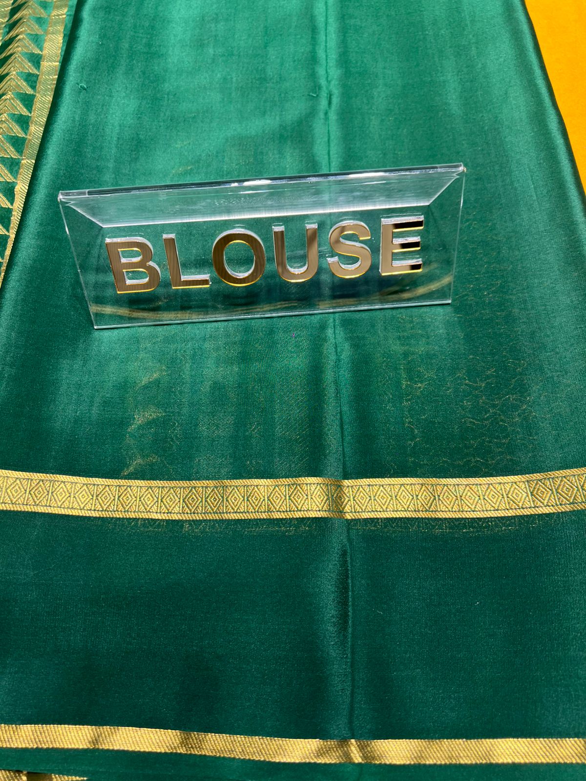 Pure Mysore Silk Saree.