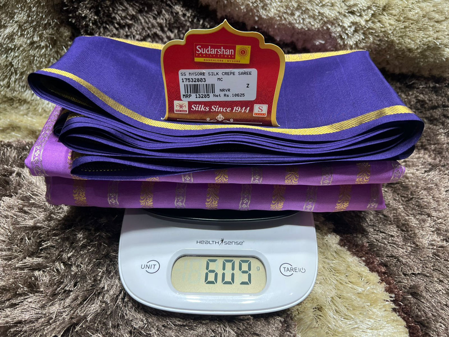 Pure Mysore Silk Saree.