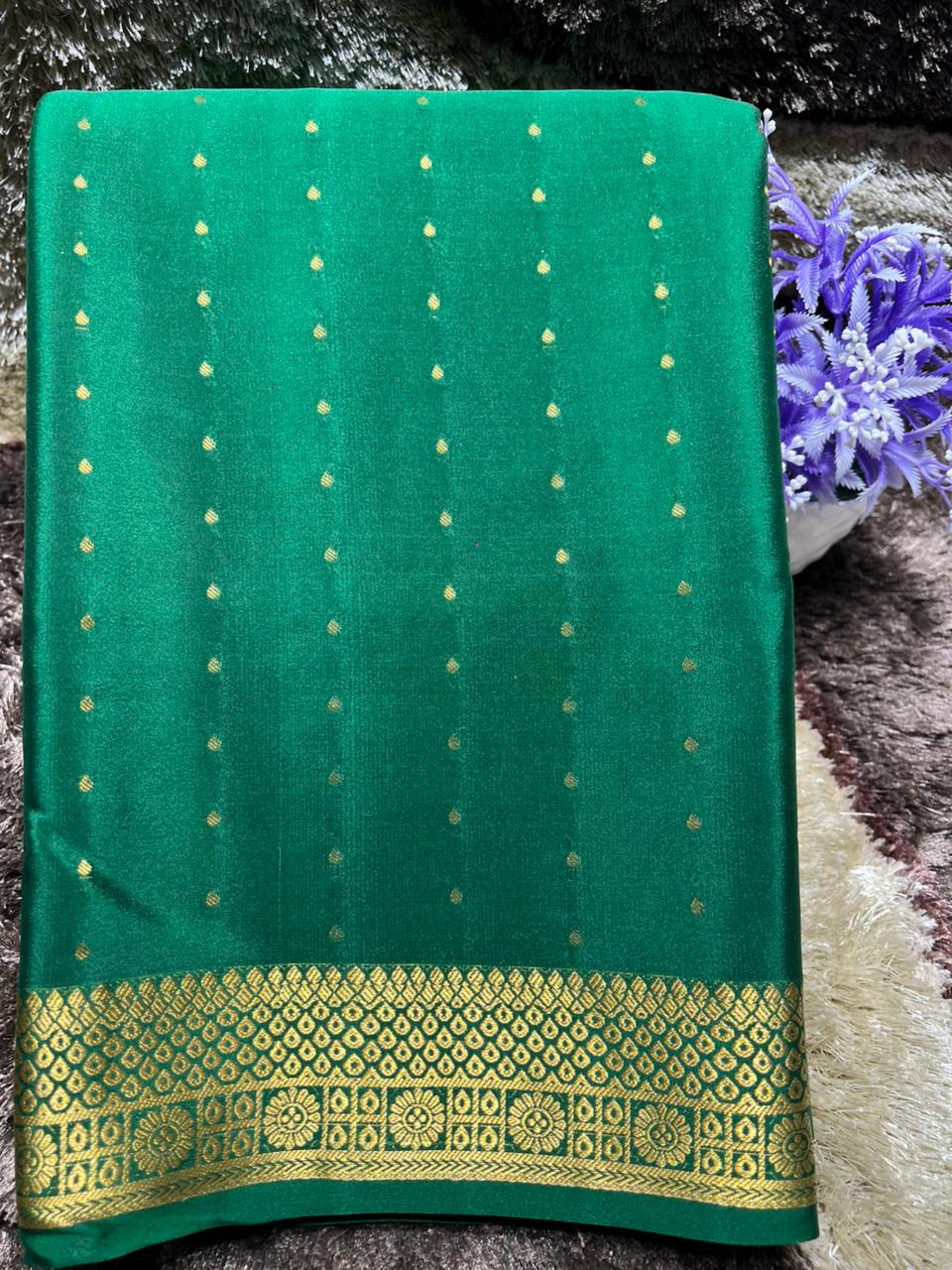 Pure Mysore Silk Saree.