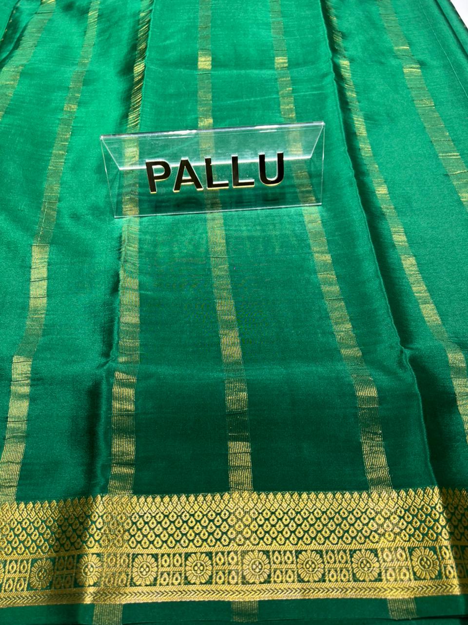 Pure Mysore Silk Saree.