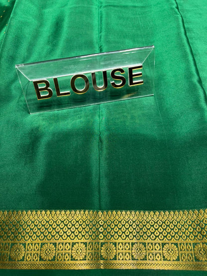 Pure Mysore Silk Saree.