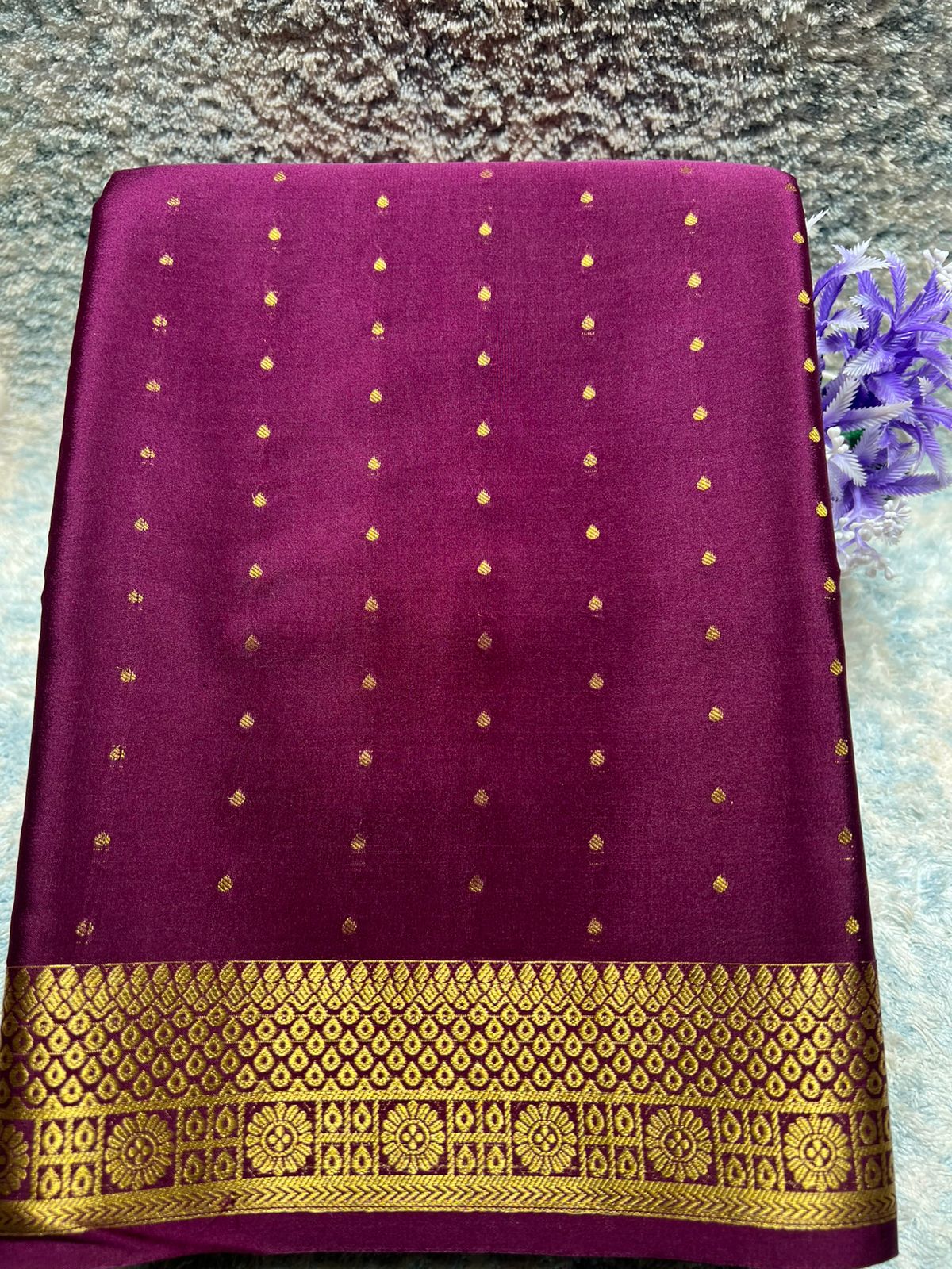 Pure Mysore Silk Saree.