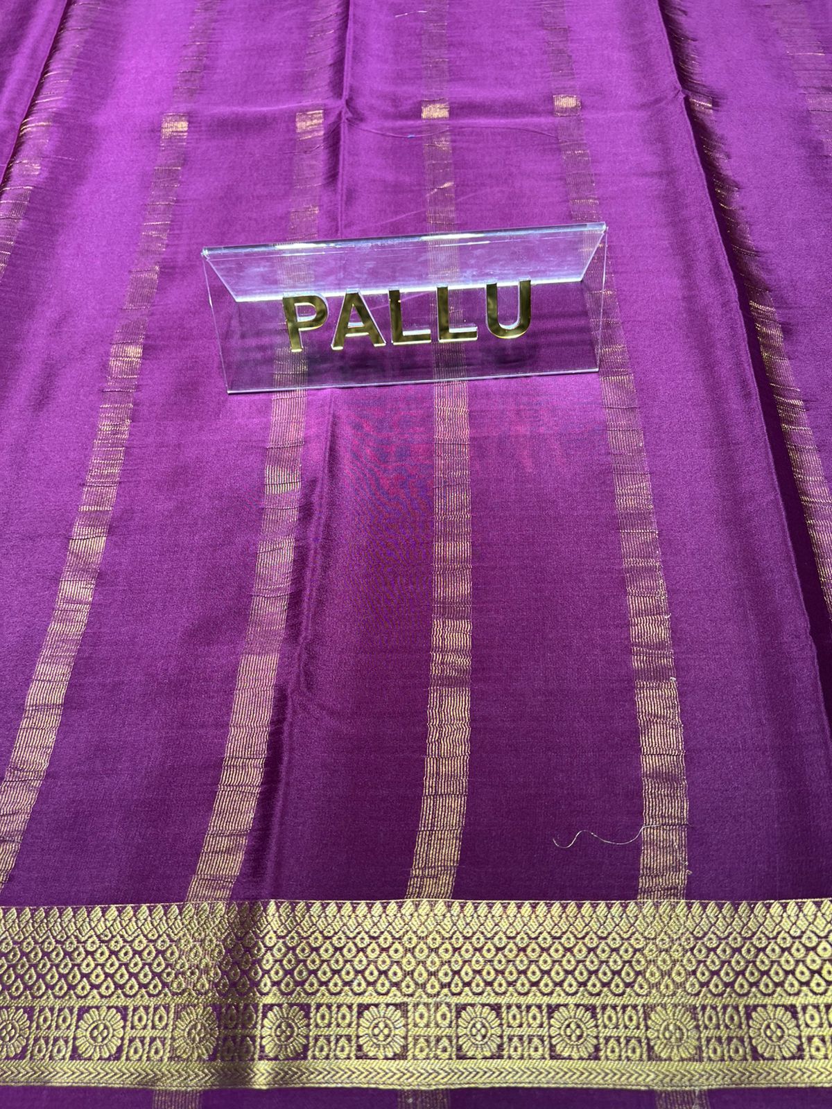 Pure Mysore Silk Saree.