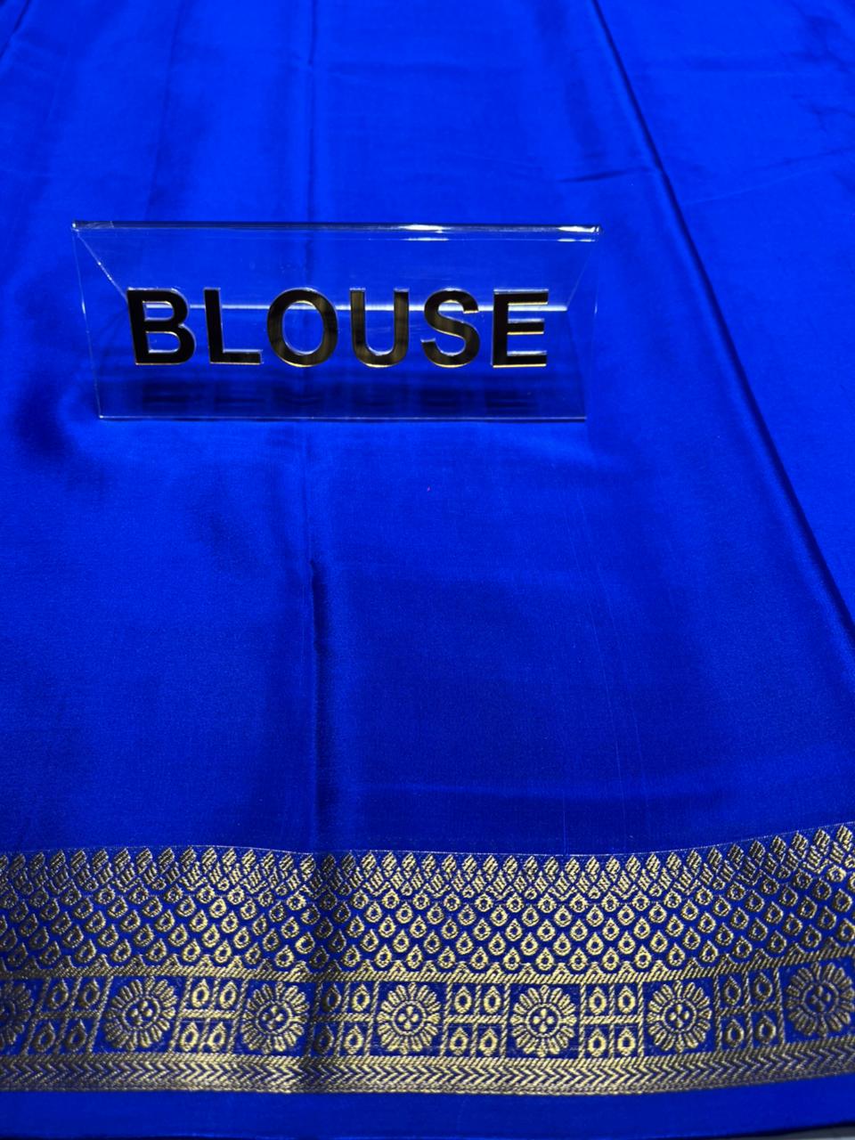 Pure Mysore Silk Saree.