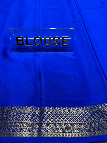 Pure Mysore Silk Saree.