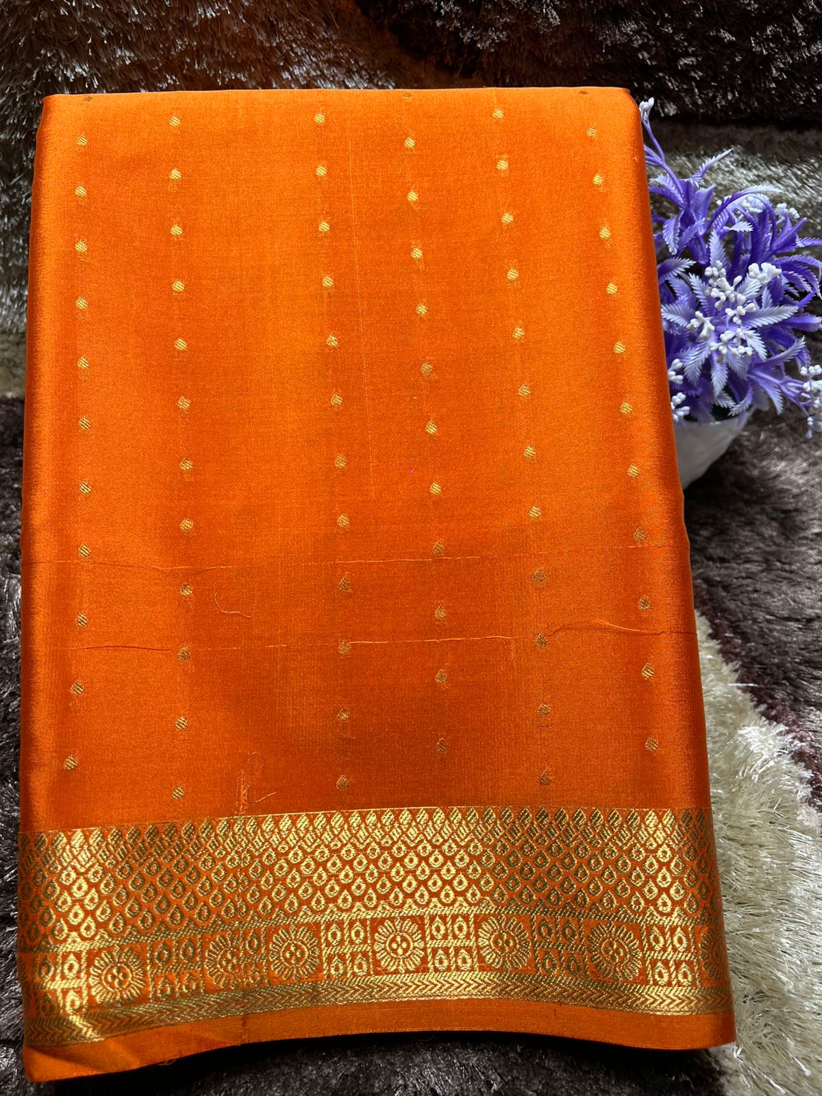 Pure Mysore Silk Saree.