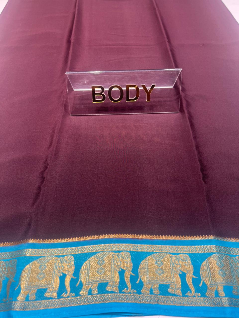 Pure Mysore Silk Saree.