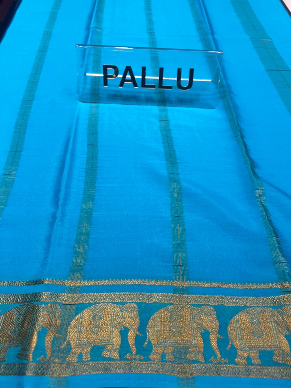 Pure Mysore Silk Saree.