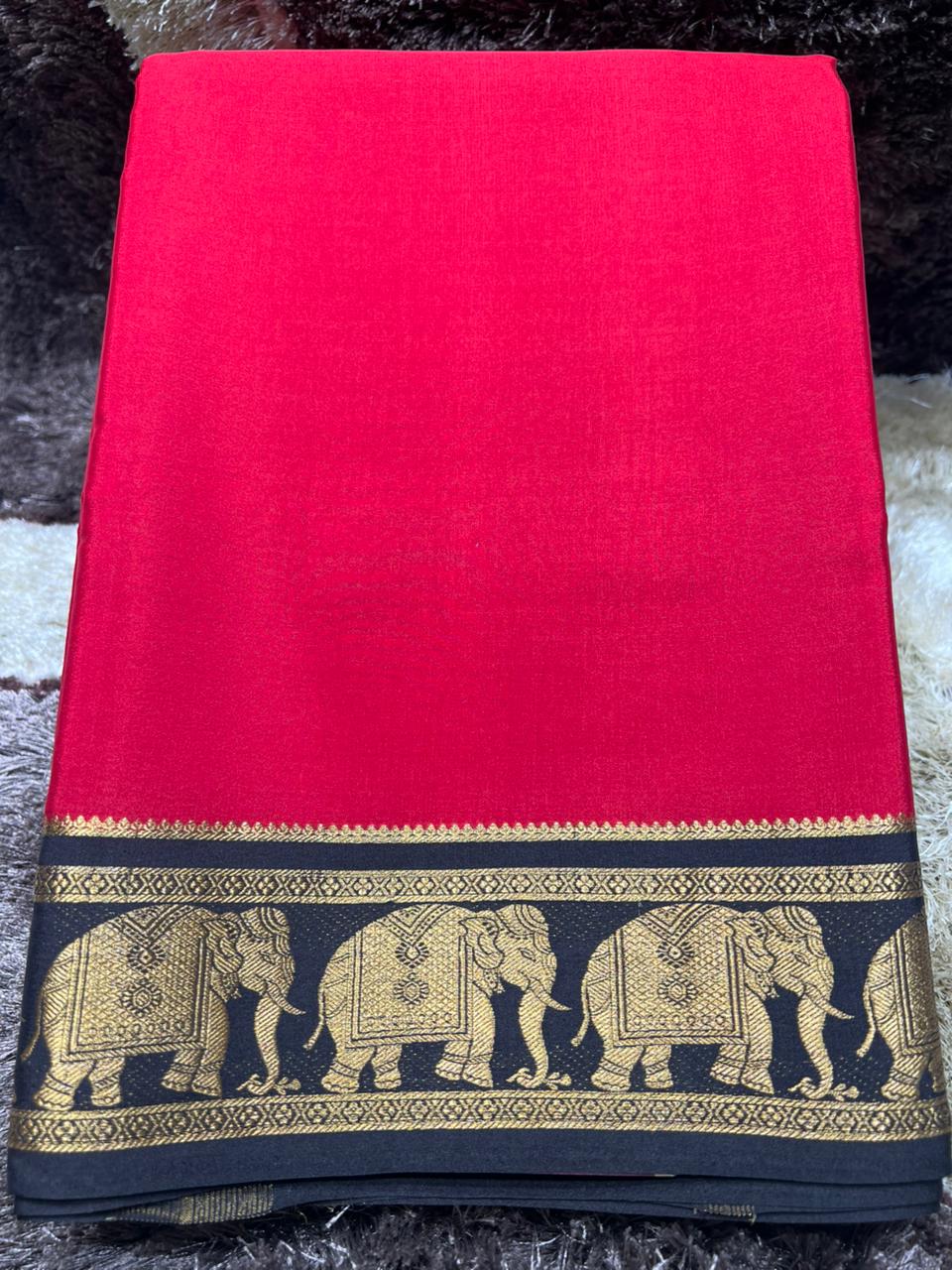 Pure Mysore Silk Saree.
