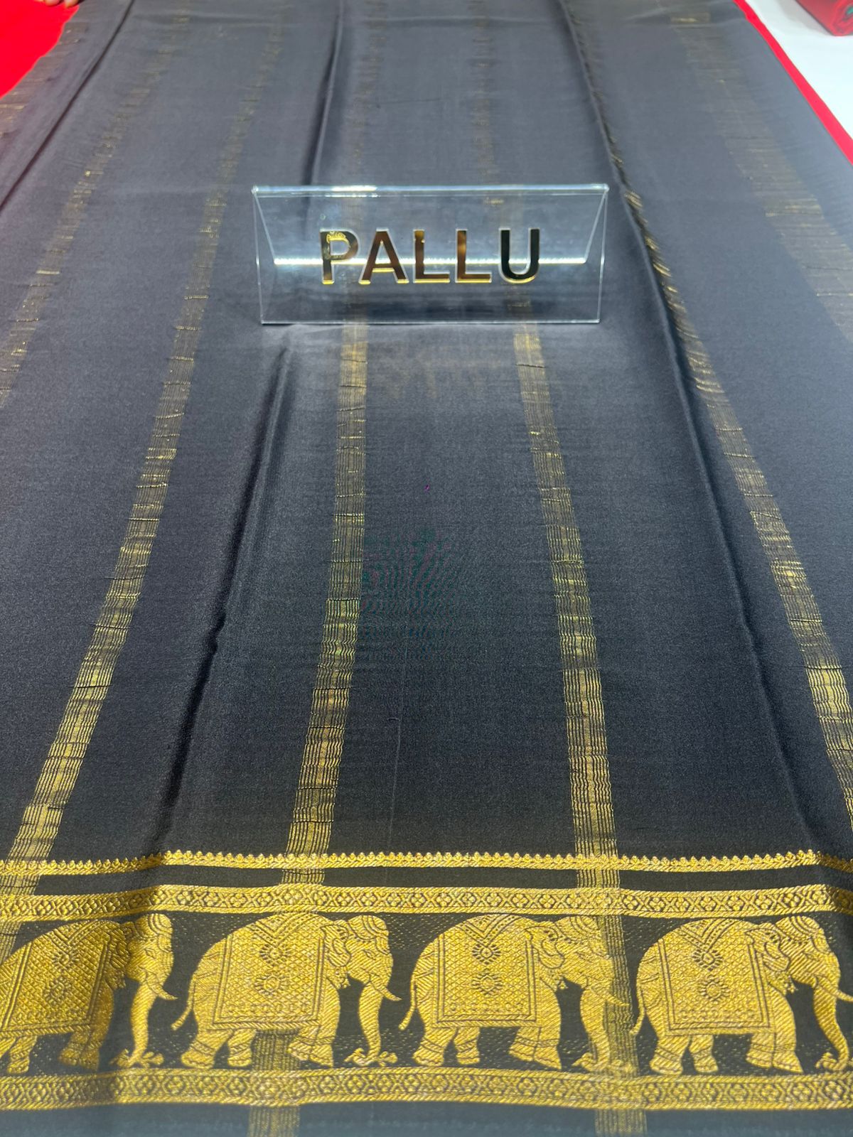 Pure Mysore Silk Saree.