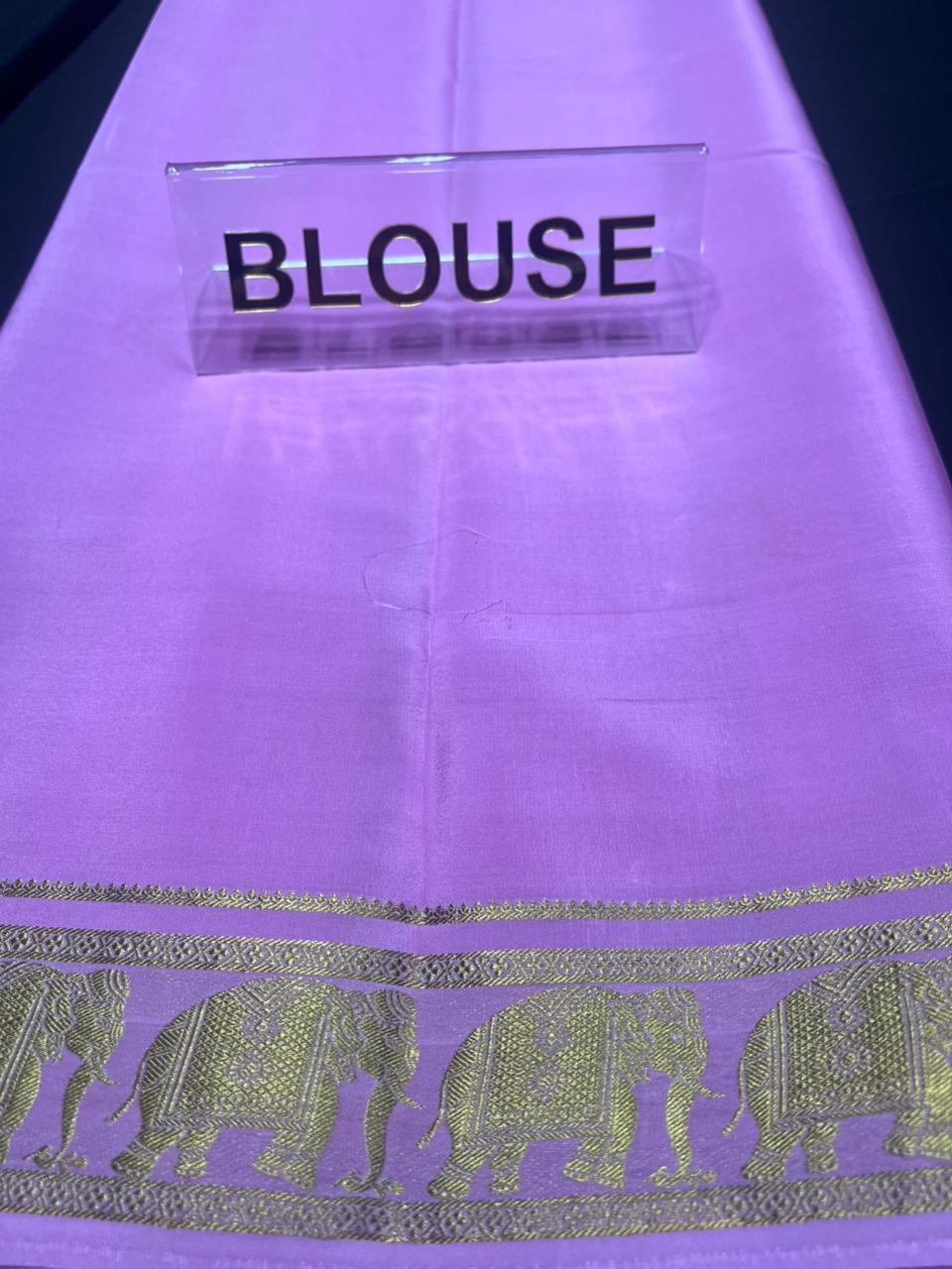 Pure Mysore Silk Saree.