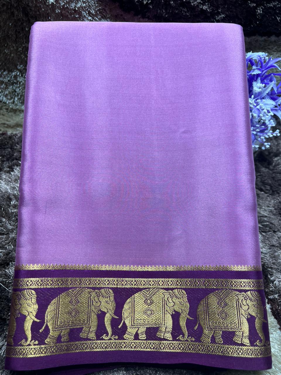 Pure Mysore Silk Saree.