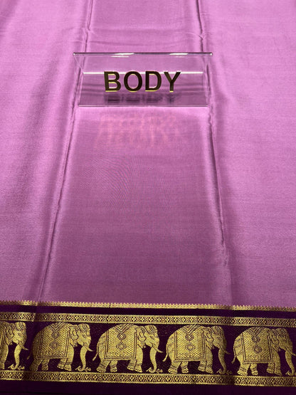 Pure Mysore Silk Saree.