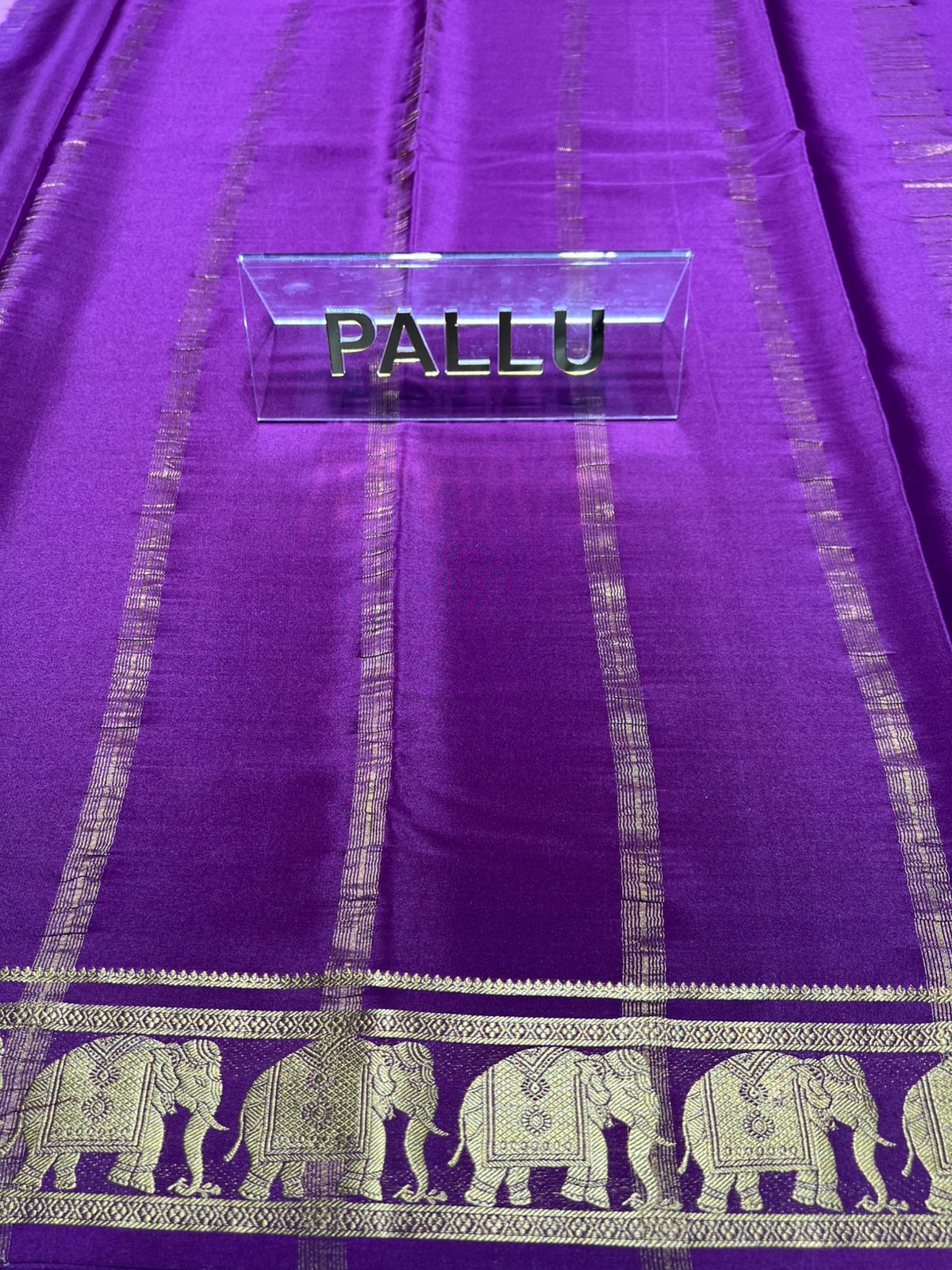 Pure Mysore Silk Saree.