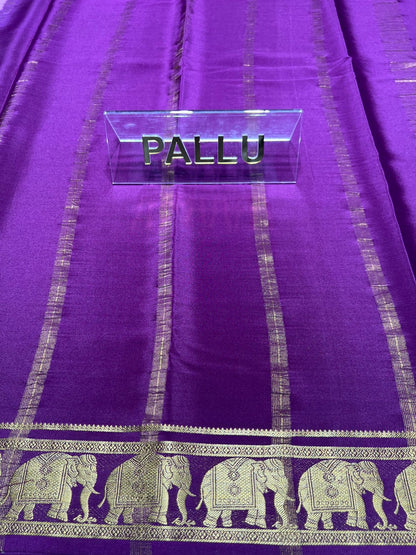 Pure Mysore Silk Saree.