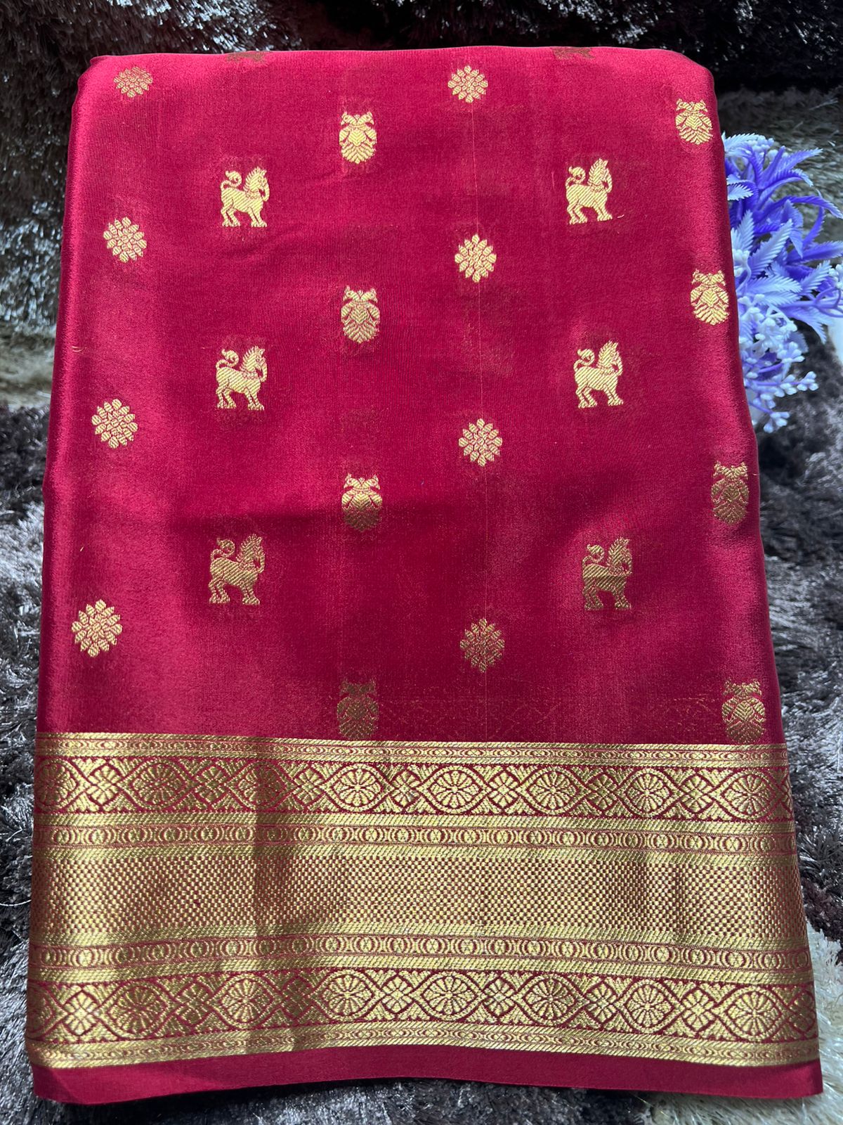 Pure Mysore Silk Saree.