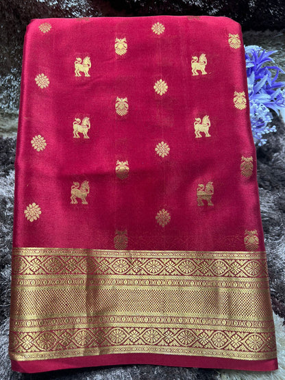 Pure Mysore Silk Saree.