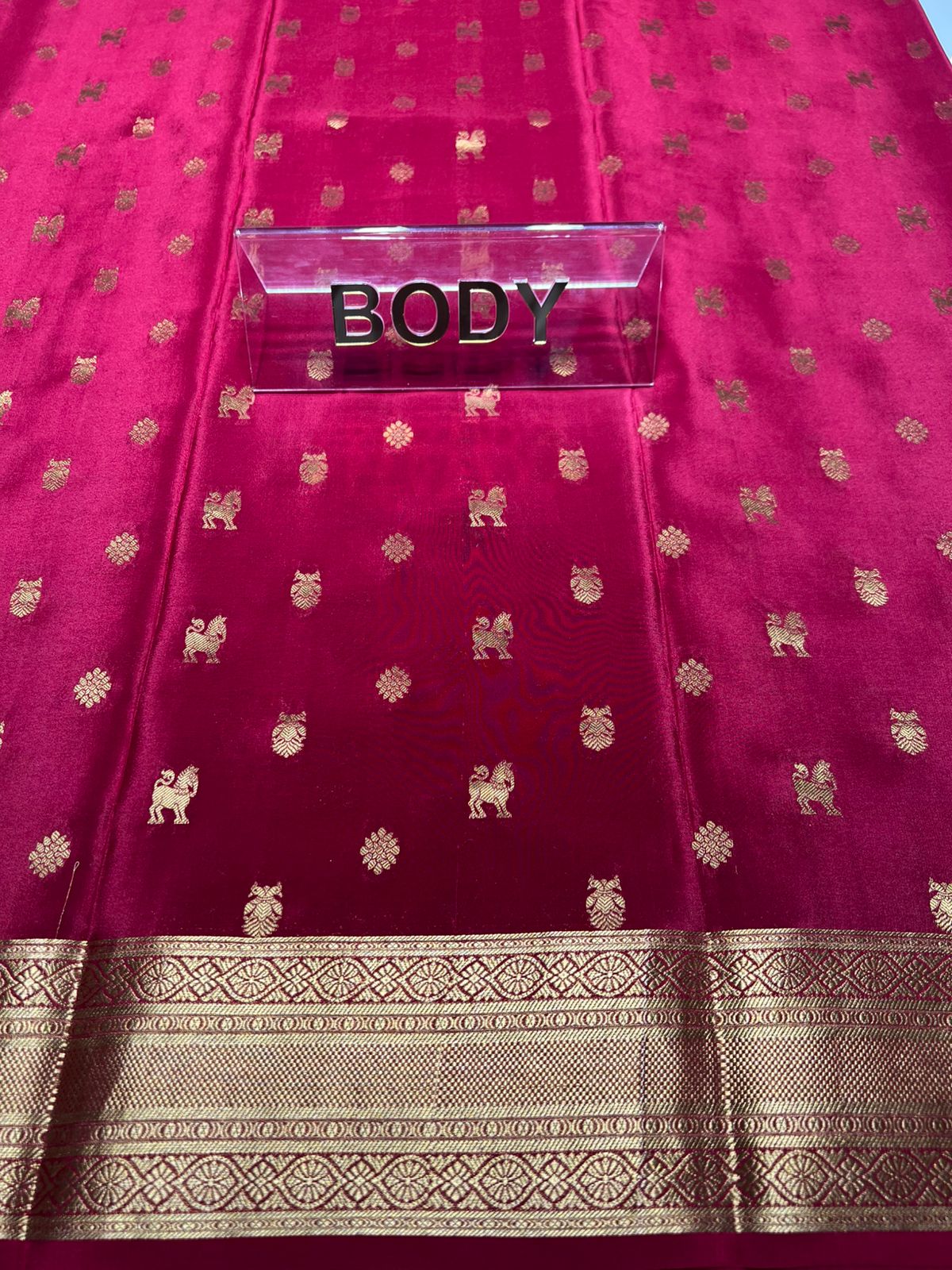 Pure Mysore Silk Saree.