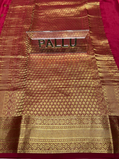 Pure Mysore Silk Saree.