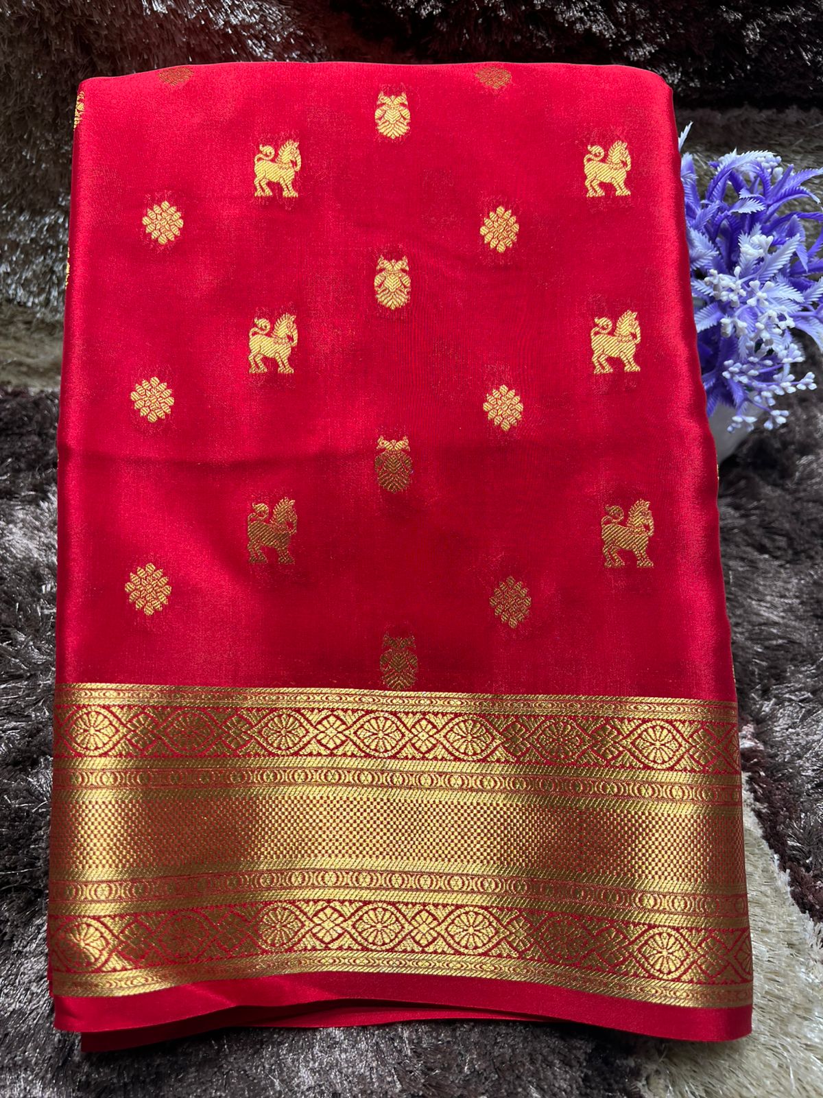 Pure Mysore Silk Saree.