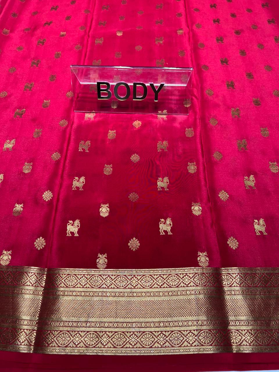 Pure Mysore Silk Saree.