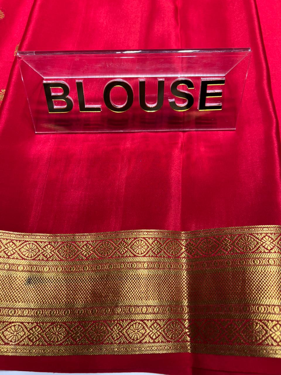 Pure Mysore Silk Saree.