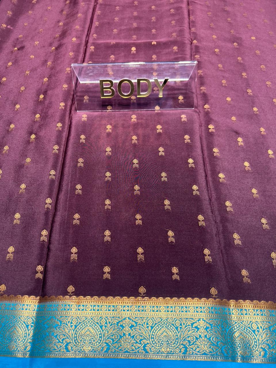 Pure Mysore Silk Saree.