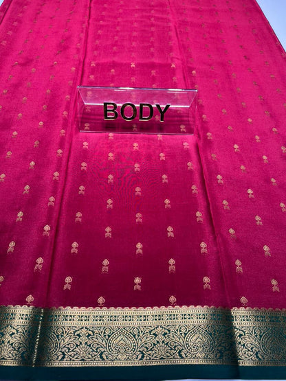 Pure Mysore Silk Saree.