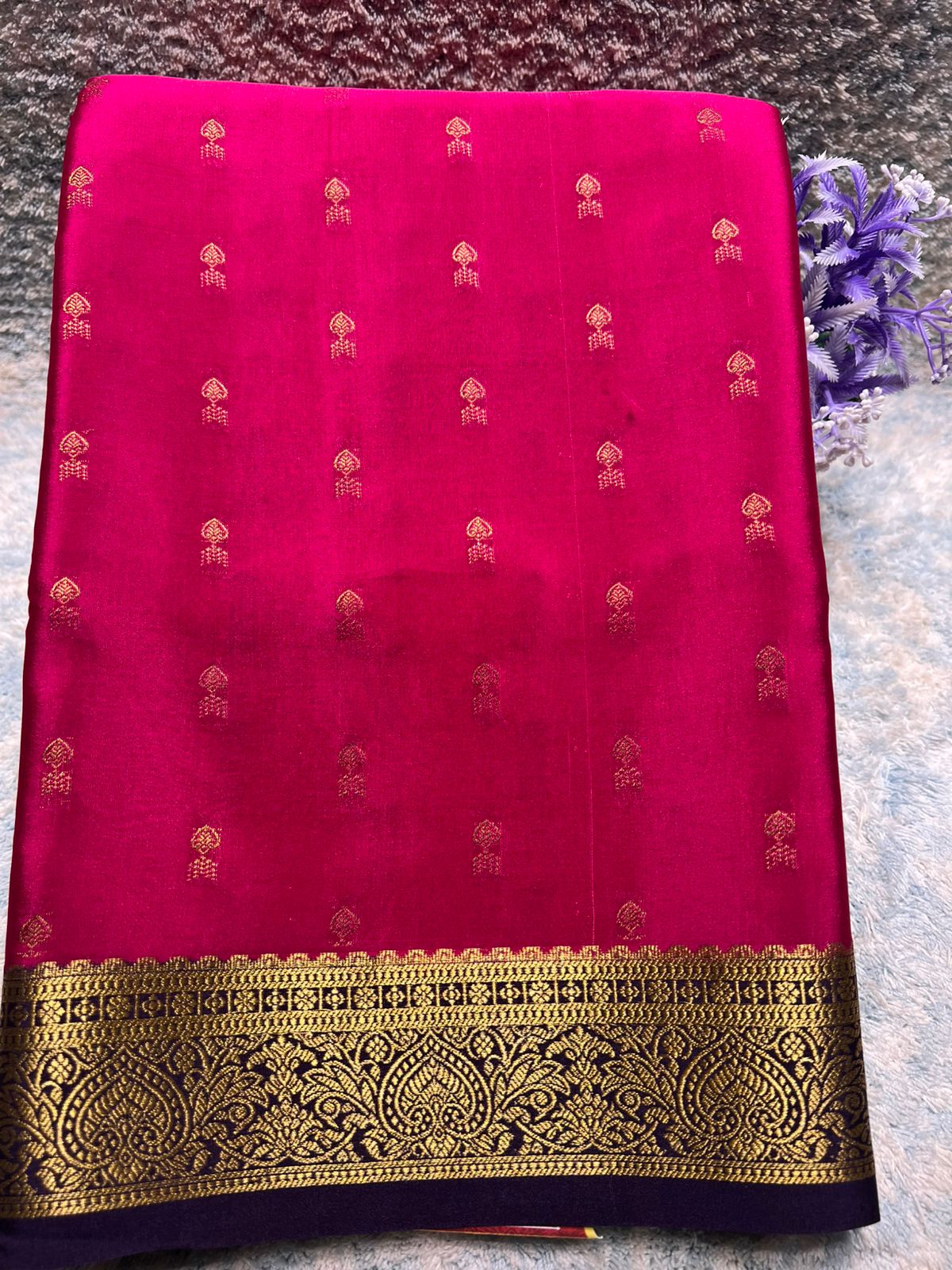 Pure Mysore Silk Saree.