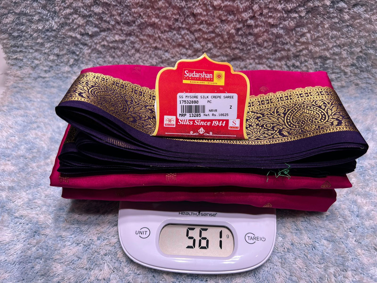 Pure Mysore Silk Saree.