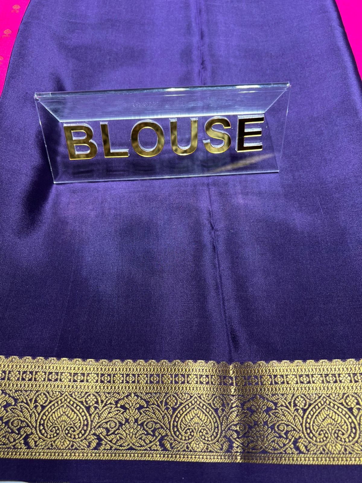 Pure Mysore Silk Saree.