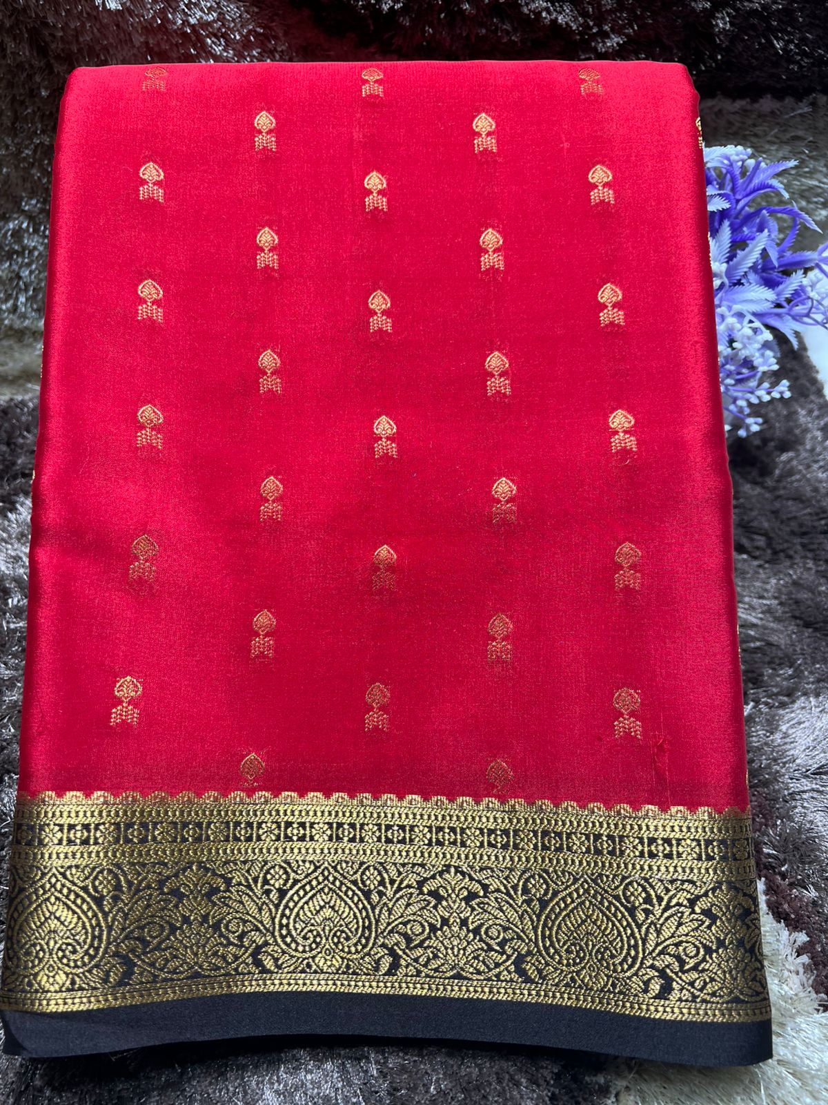Pure Mysore Silk Saree.