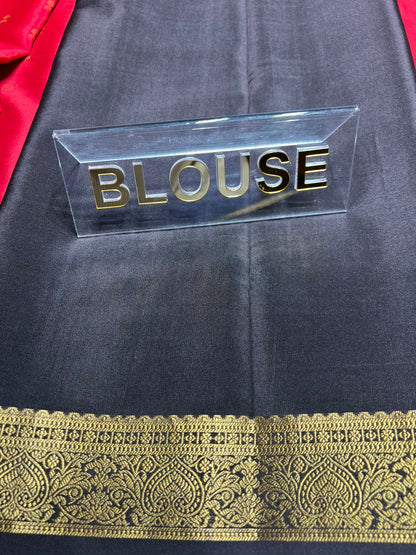 Pure Mysore Silk Saree.