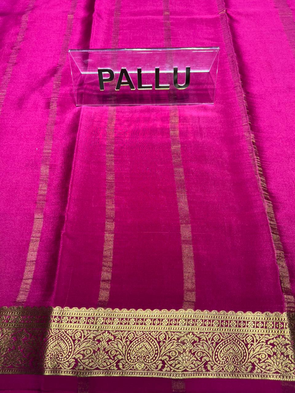 Pure Mysore Silk Saree.