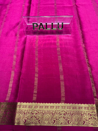 Pure Mysore Silk Saree.