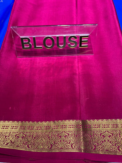 Pure Mysore Silk Saree.
