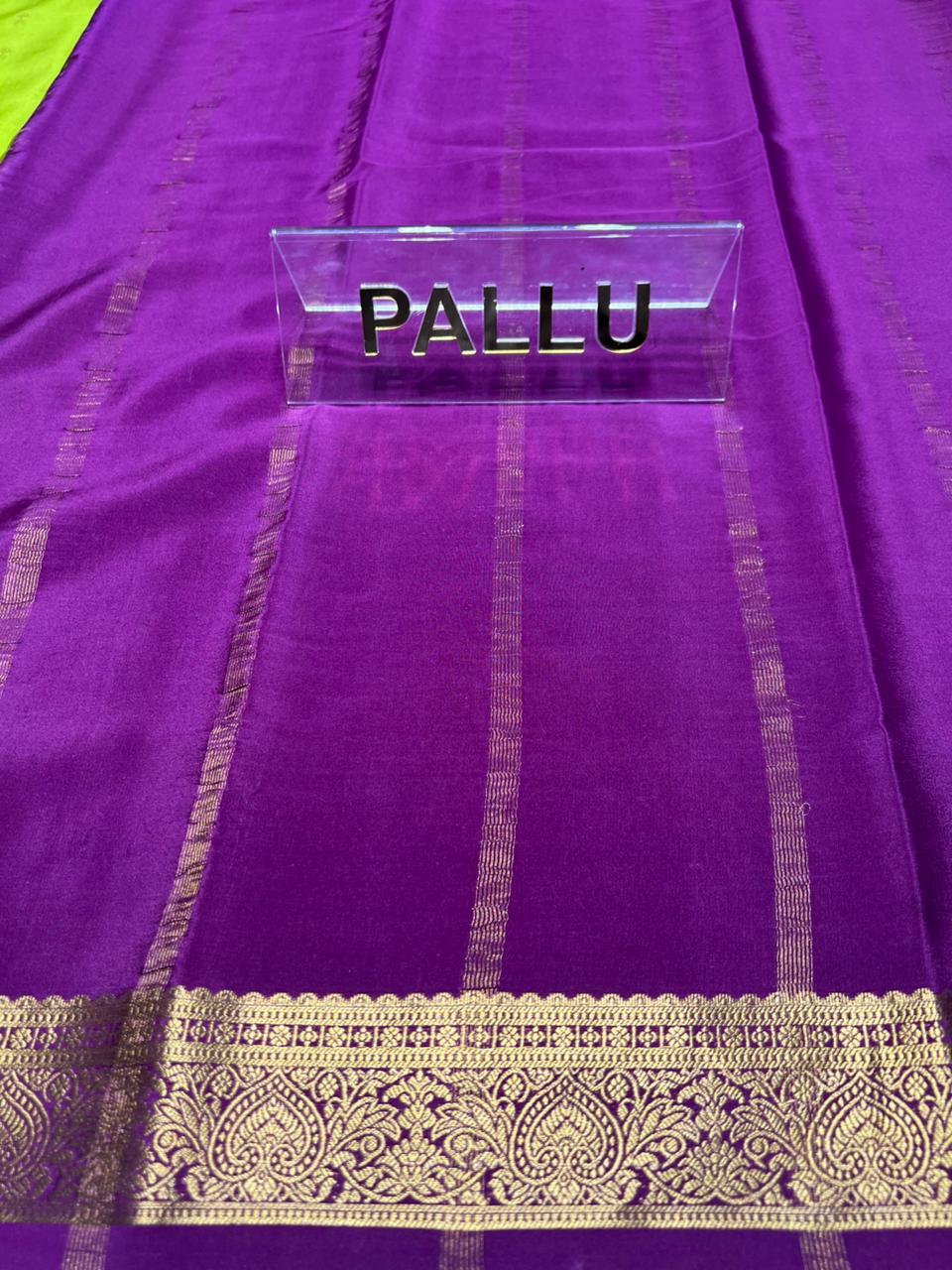 Pure Mysore Silk Saree.