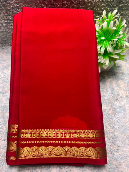 Pure Mysore Silk Saree ( 60 Grams )