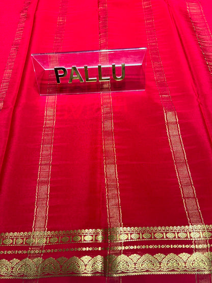 Pure Mysore Silk Saree ( 60 Grams )