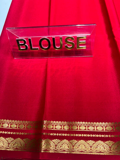 Pure Mysore Silk Saree ( 60 Grams )