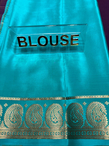 Pure Mysore Silk Saree.