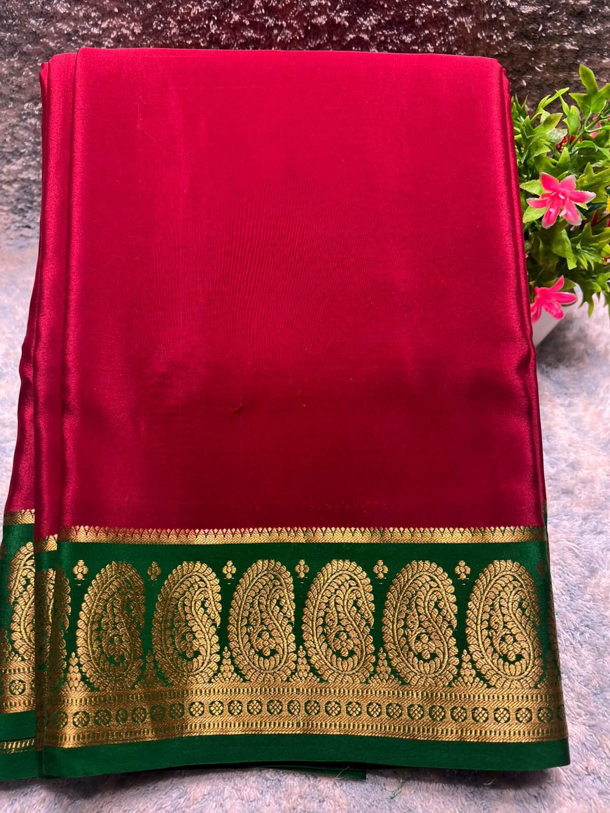 Pure Mysore Silk Saree.
